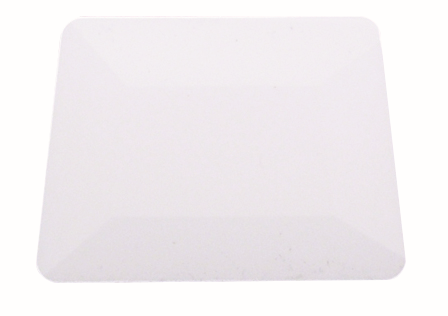 GT086-6W - 6" White Hard Card Squeegee
